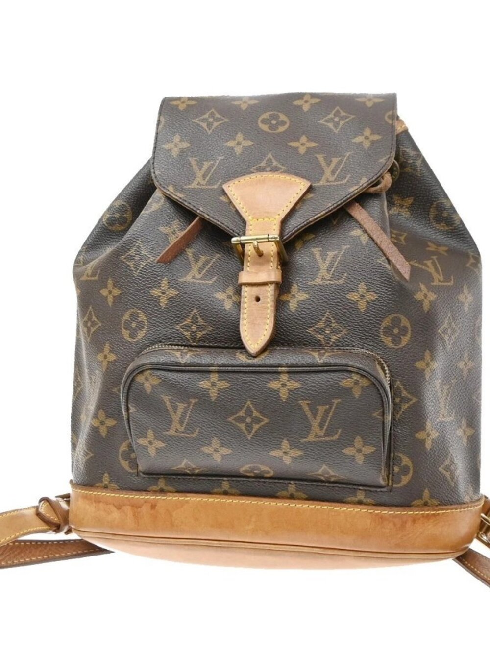 LOUIS VUITTON Montsouris MM Backpack Bag Monogram M51136 France 13KD505